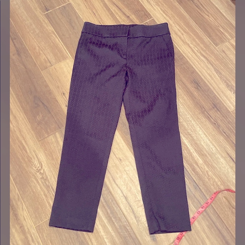 Ann Taylor Loft Womens Sz 8 Marisa Dress Pants Blue Textured  GUC B1015